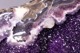 Giant Amethyst Geode with Metal Stand - Top Quality #232776-9